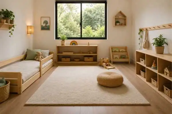 Como preparar um quarto Montessori seguro