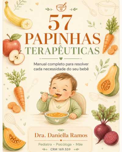 Capa do PDF 57 Papinhas Terapêuticas